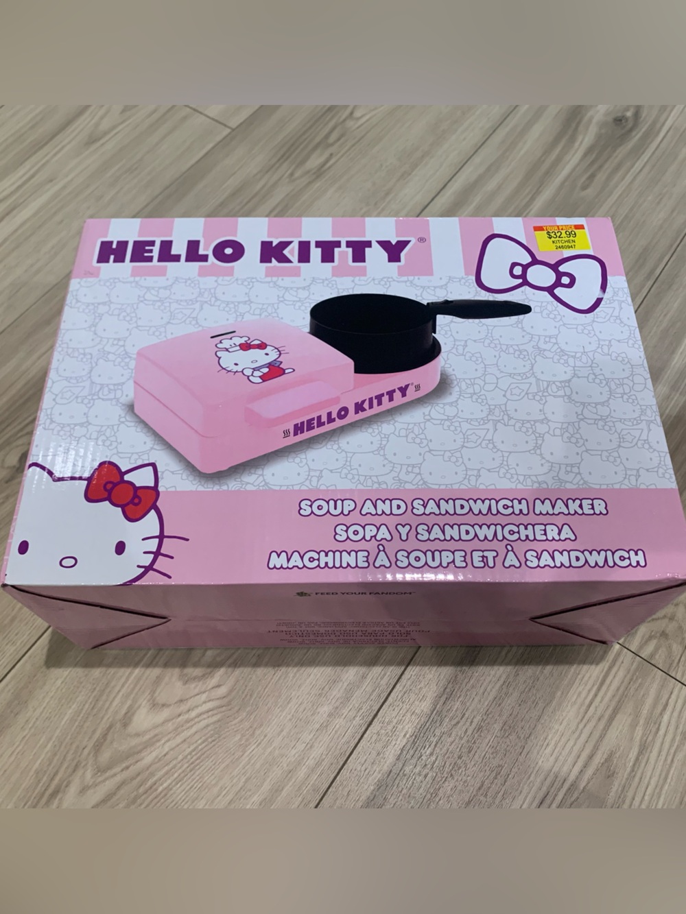Hello Kitty Pink Soup & Sandwich Maker Set